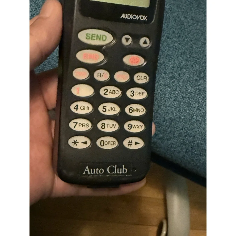 Vintage‎ Audiovox Analog Mobile Cell Phone United States Cellar Untested